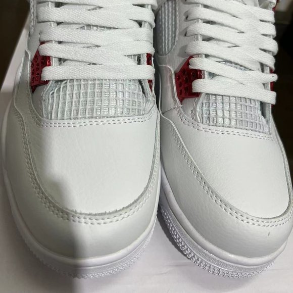 Jordan 4, white men´s sneakers